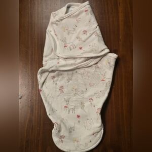 Aden + Anais Essential Wrap Swaddle Zip Bottom Animal Flower Print Size 0-3 M